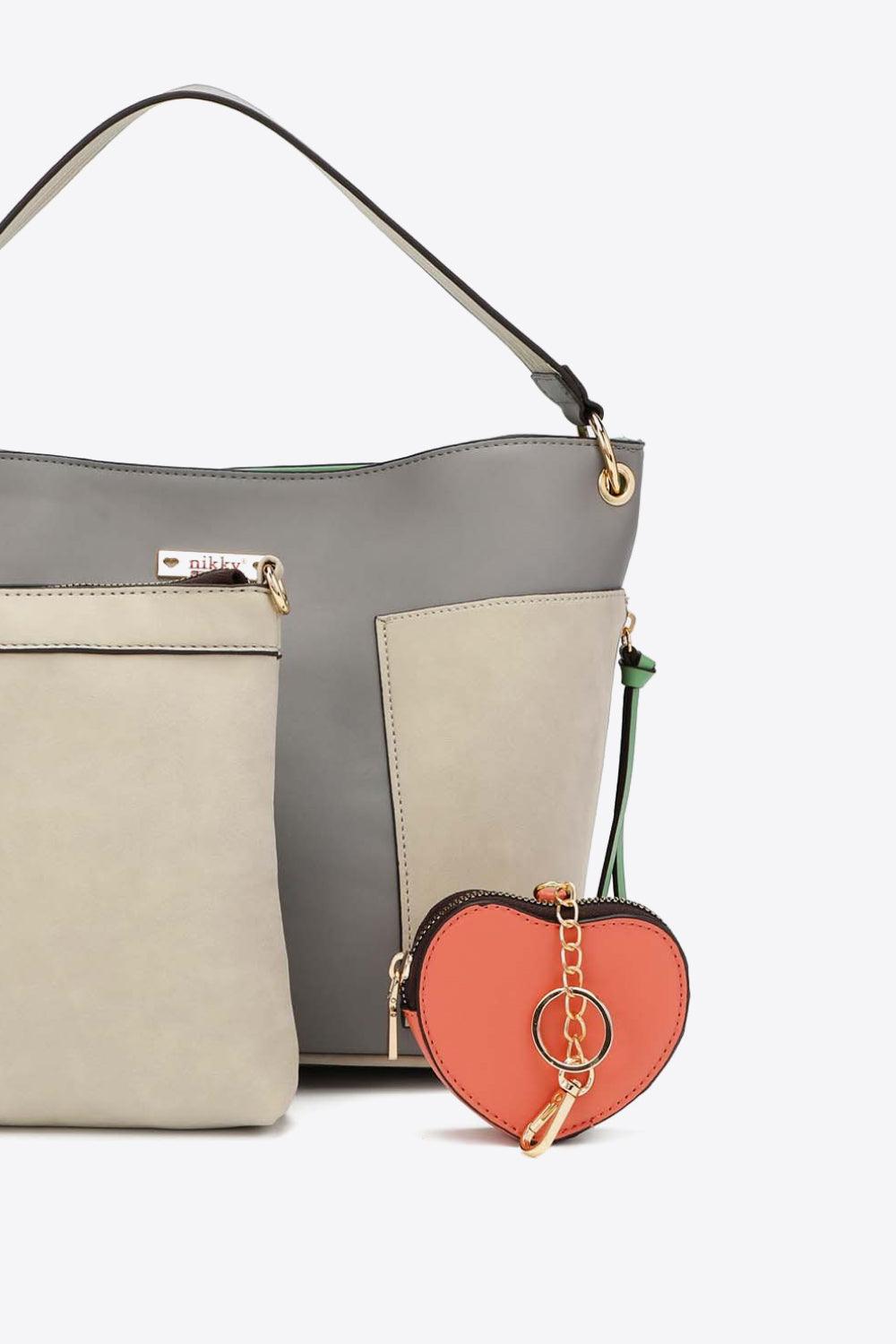 Nicole Lee USA Sweetheart Handbag Set - Glamorous Boutique USA L.L.C.