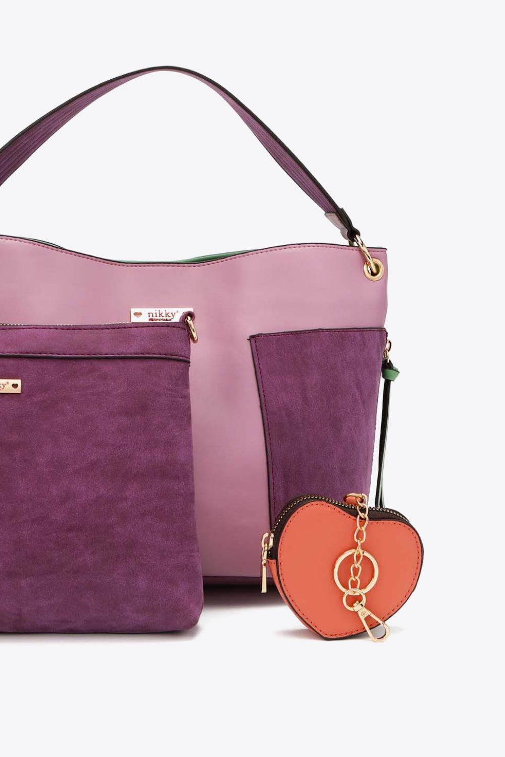 Nicole Lee USA Sweetheart Handbag Set - Glamorous Boutique USA L.L.C.