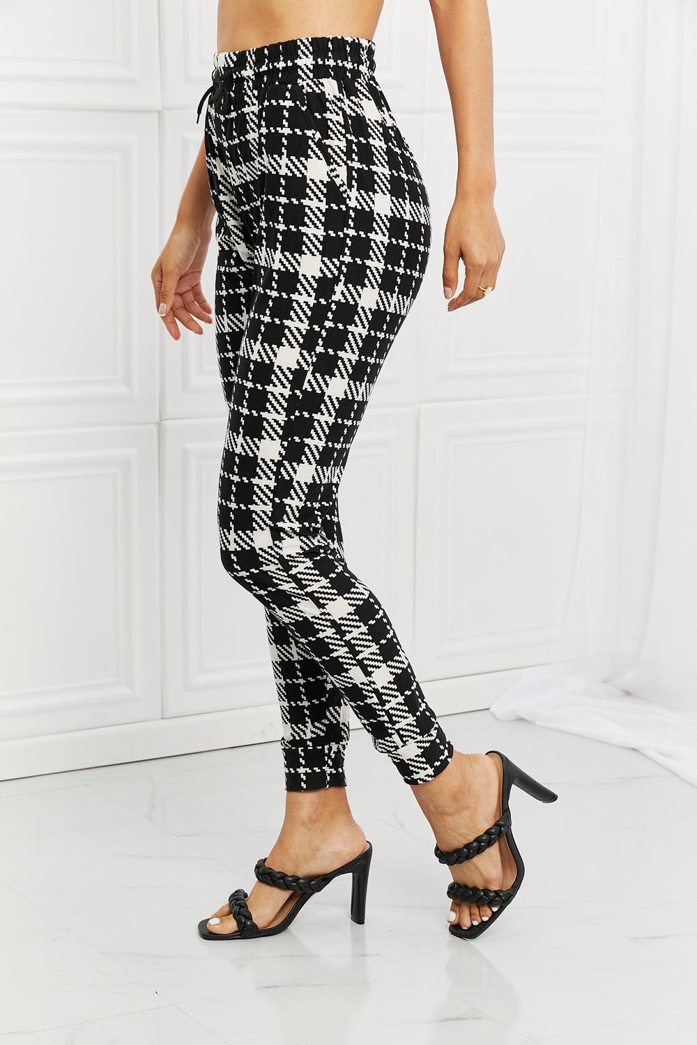 Leggings Depot Stay In Full Size Printed Joggers - Glamorous Boutique USA L.L.C.
