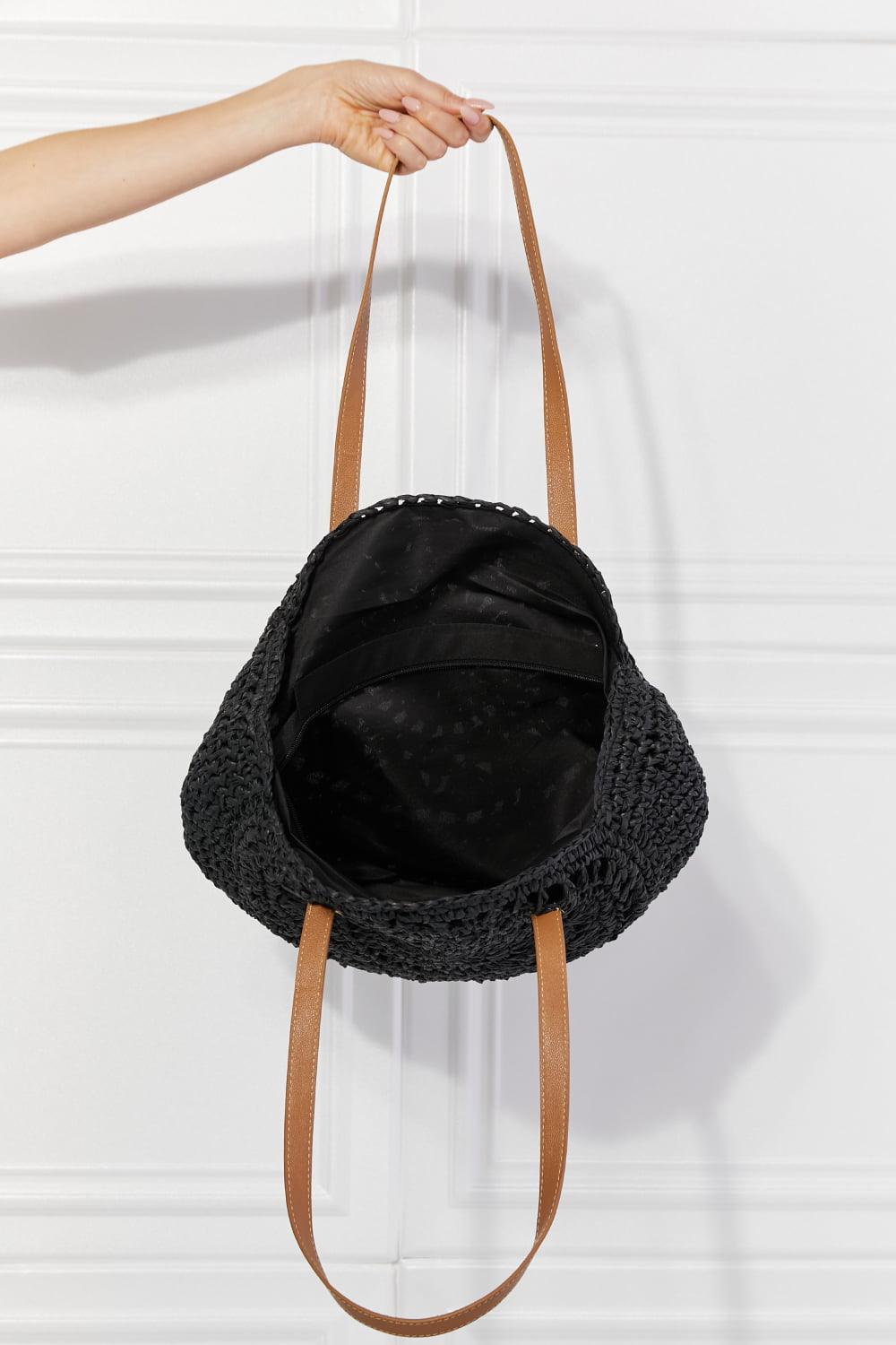 Justin Taylor C'est La Vie Crochet Handbag in Black - Glamorous Boutique USA L.L.C.