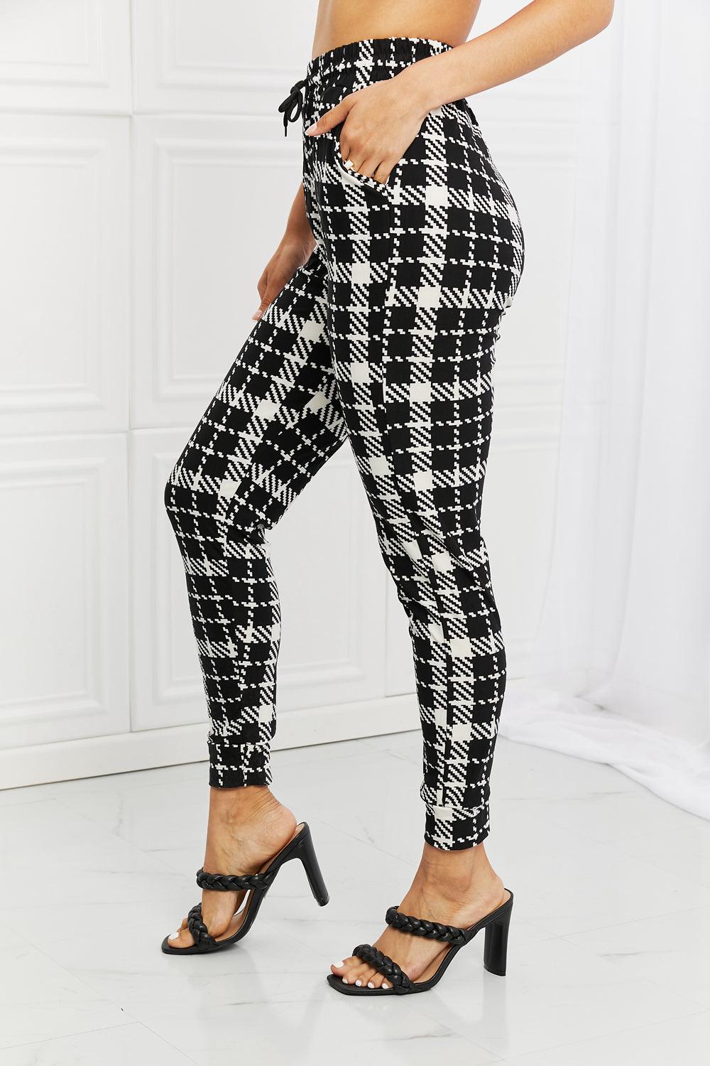 Leggings Depot Stay In Full Size Printed Joggers - Glamorous Boutique USA L.L.C.