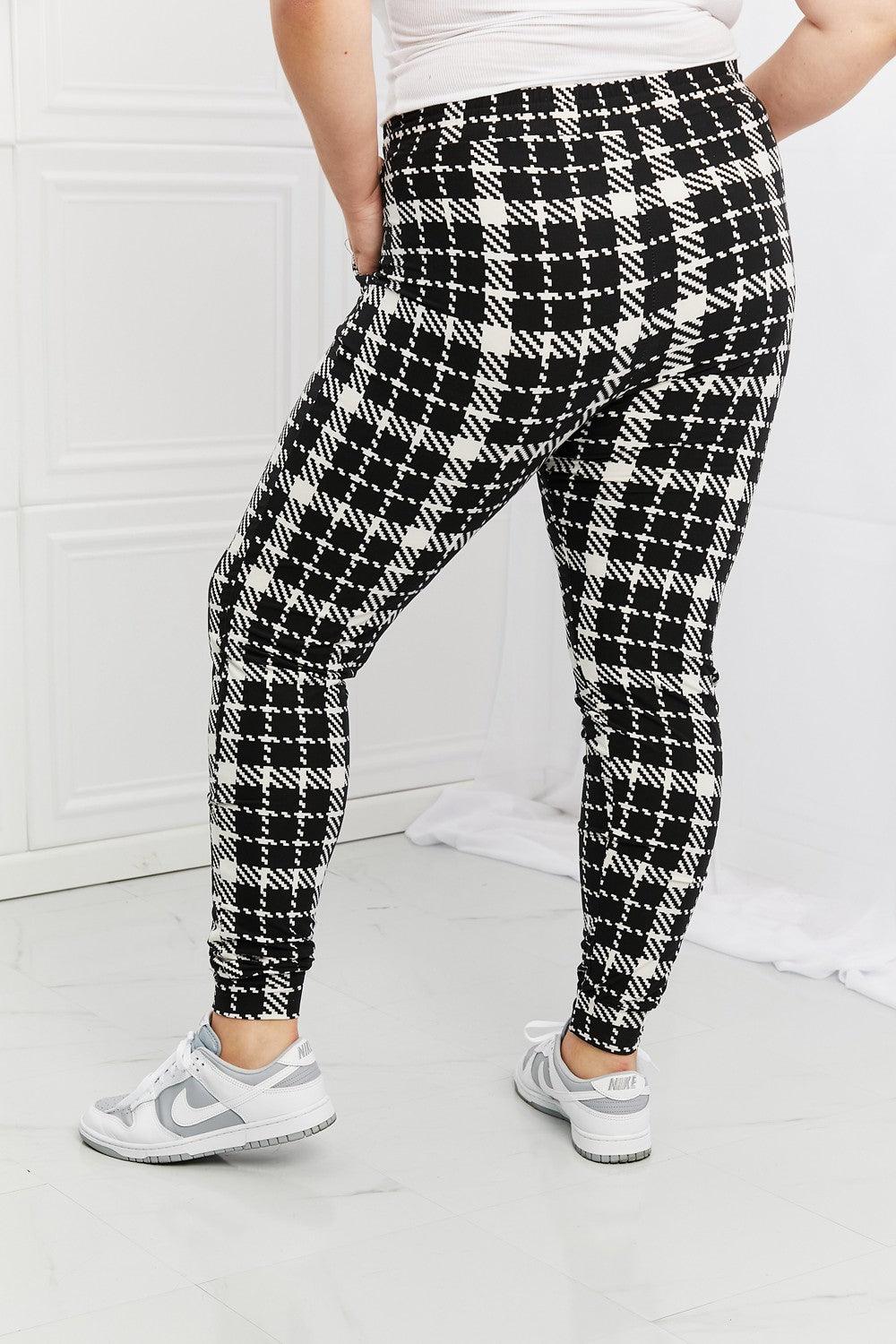 Leggings Depot Stay In Full Size Printed Joggers - Glamorous Boutique USA L.L.C.