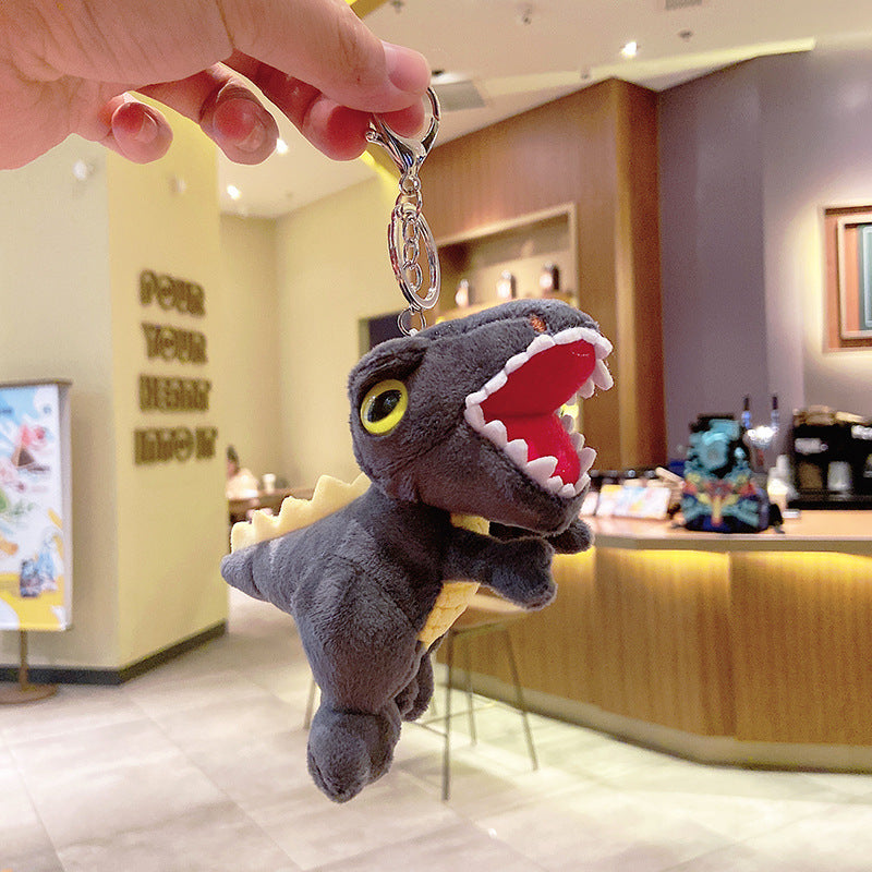 Plush Dinosaur Doll Doll Stitch Key Pendant Cartoon Cute Schoolbag Pendant Couple Gift Keychain