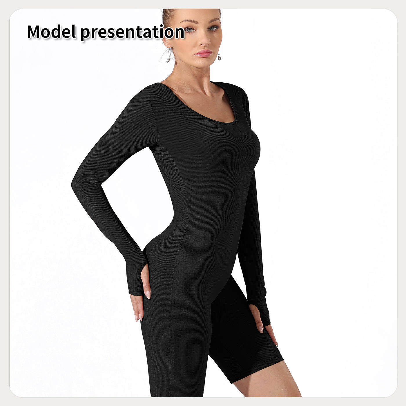 Women's Simple Solid Color Midi Activewear Jumpsuit