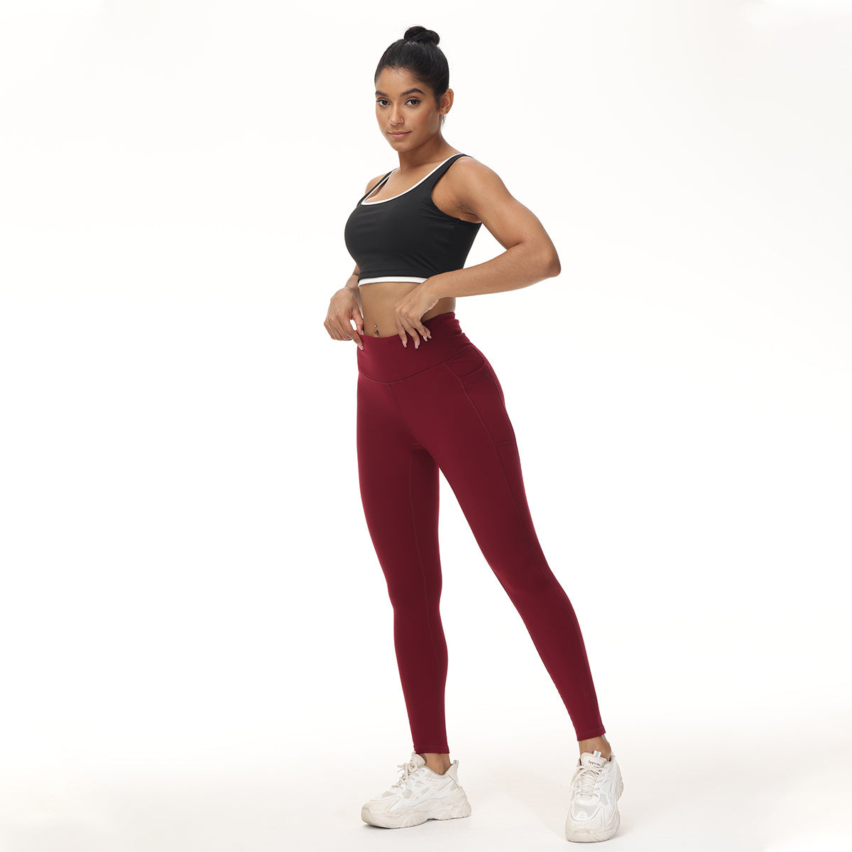 Adding Velvet In Winter Pocket Ankle Pants