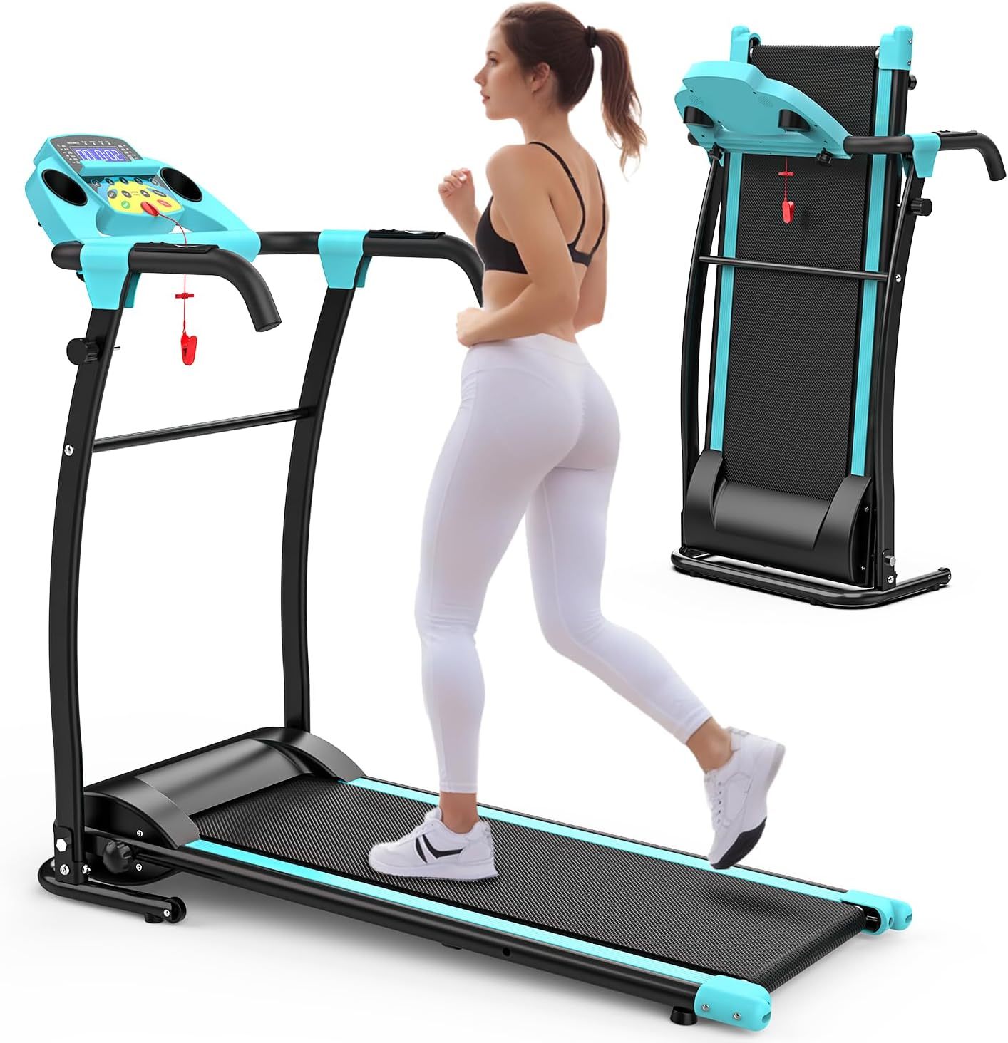 Foldable Under Desk Treadmill w/Remote