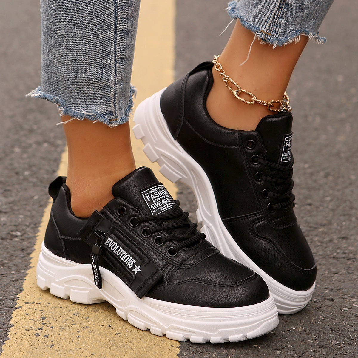 EVOLUTIONS Womens Sports Sneakers