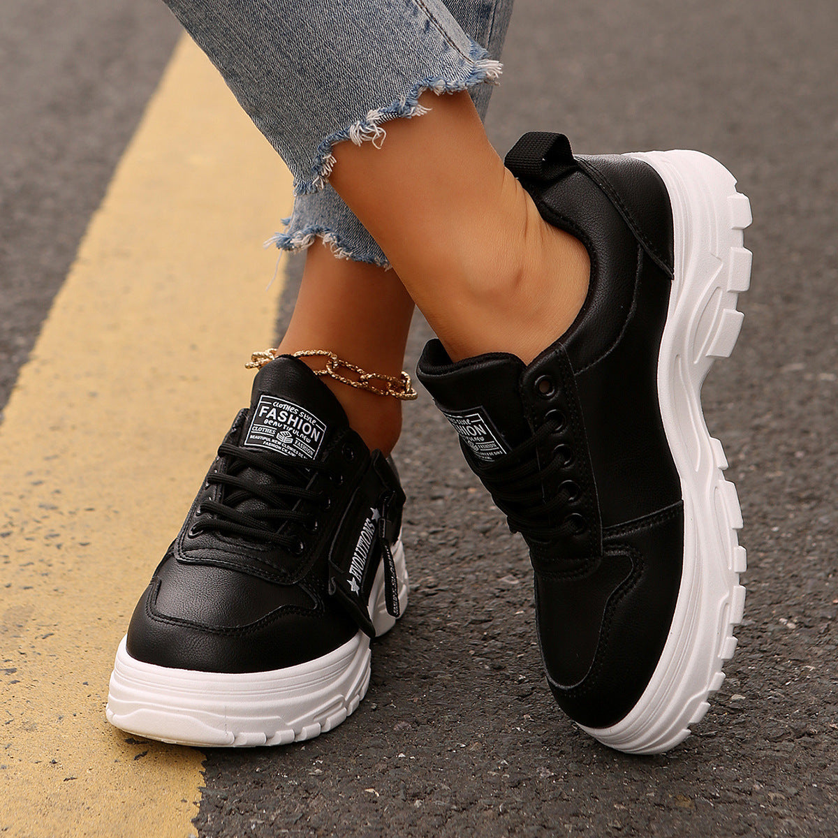EVOLUTIONS Womens Sports Sneakers