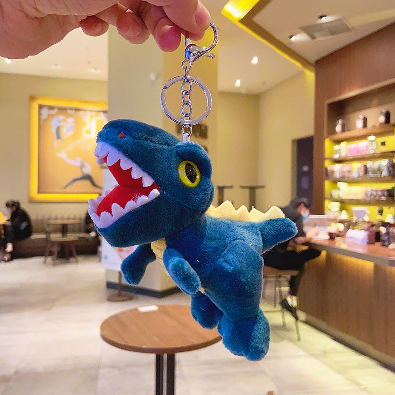 Plush Dinosaur Doll Doll Stitch Key Pendant Cartoon Cute Schoolbag Pendant Couple Gift Keychain