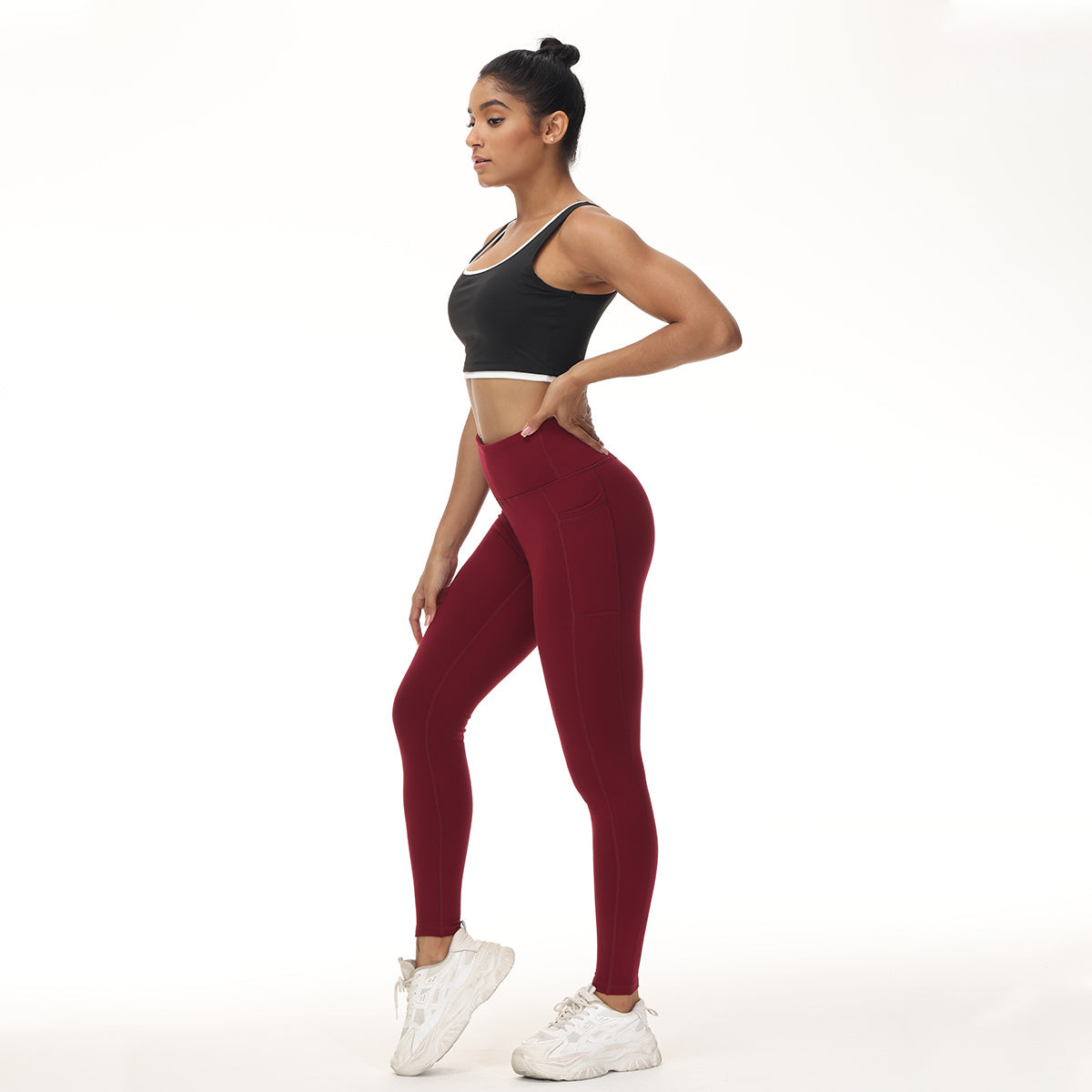 Adding Velvet In Winter Pocket Ankle Pants