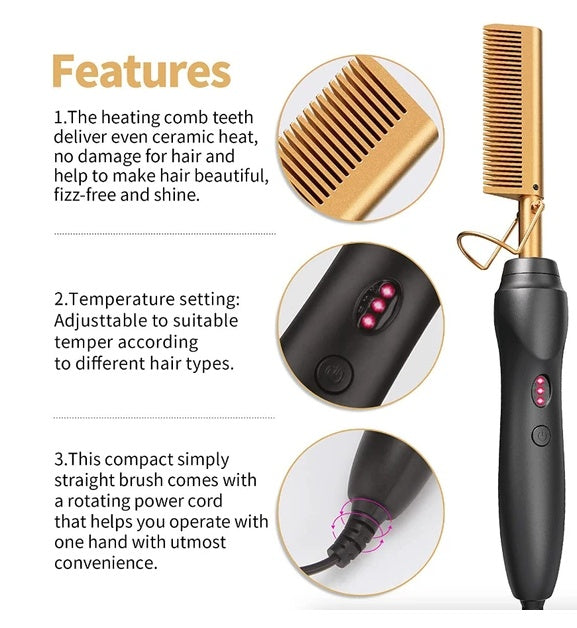 Comb Pro Electric Straightening Comb