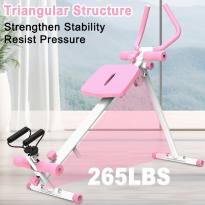 4-in-1 Ab Workout Exercise Rowing Machine