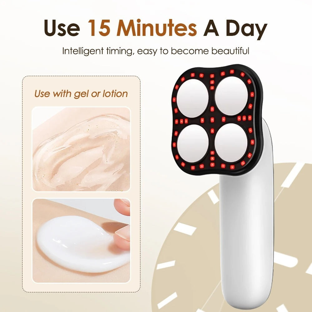 Enhanced 3-in-1 EMS Microcurrent Beauty Device – All-in-One Full Body Massage & Sculpting Tool for Home Use