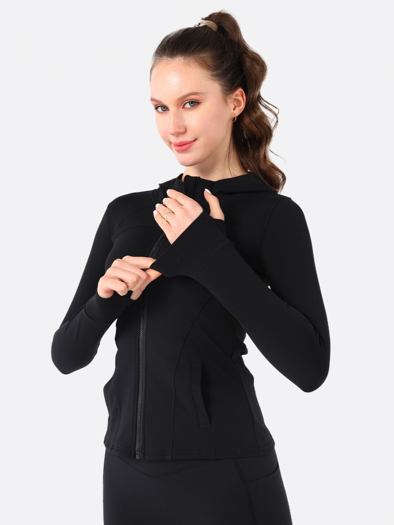 Hooded Yoga Jacket