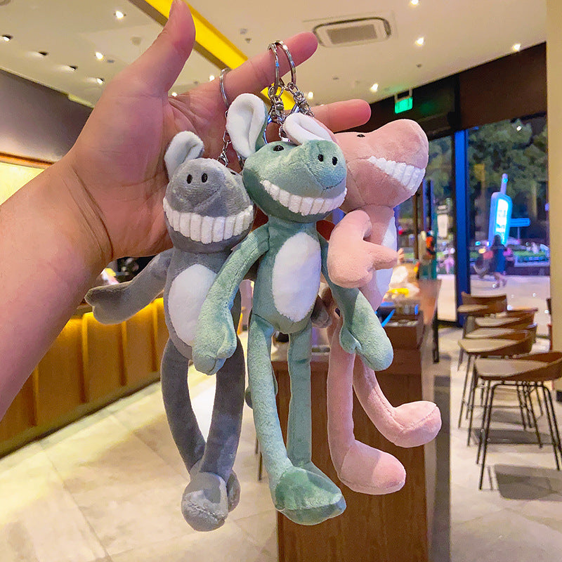 Plush Dinosaur Doll Doll Stitch Key Pendant Cartoon Cute Schoolbag Pendant Couple Gift Keychain