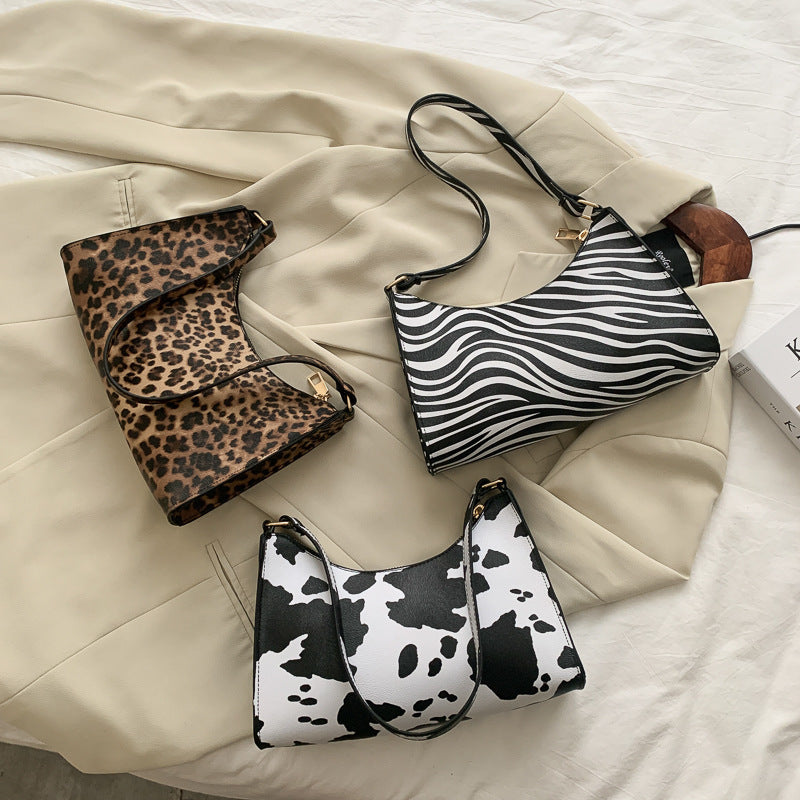 Striped Spotted Niche Animal Prints Handbag