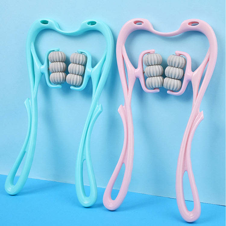 Multifunctional Manual Six-wheel Neck-Roller Massager