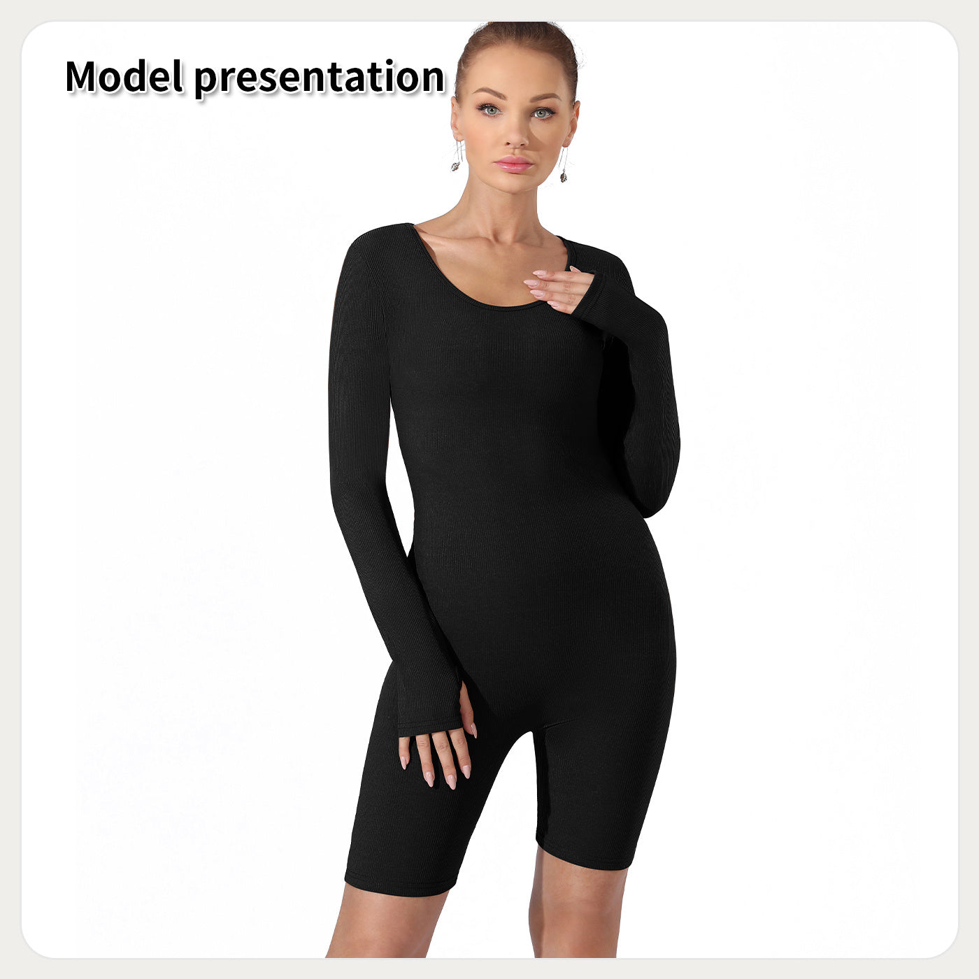 Women's Simple Solid Color Midi Activewear Jumpsuit