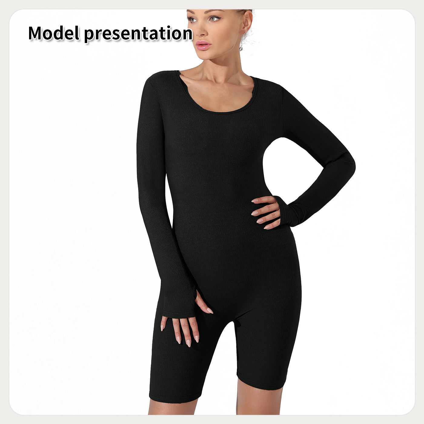 Women's Simple Solid Color Midi Activewear Jumpsuit