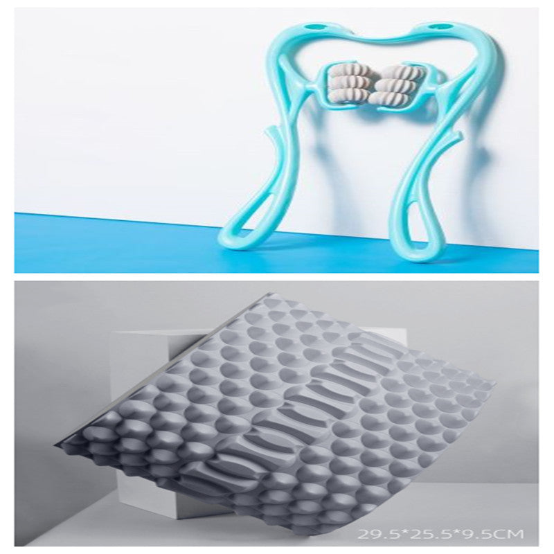 Multifunctional Manual Six-wheel Neck-Roller Massager