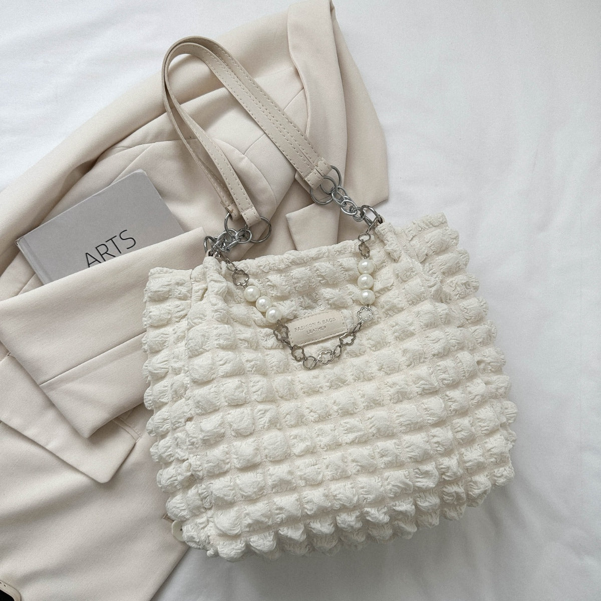 Bubble Textured Tote Bag