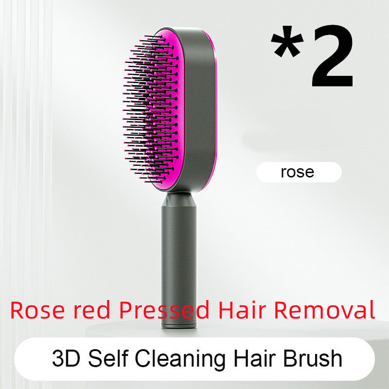 Self Cleaning 3D Air Cushioned Scalp Massager Brush