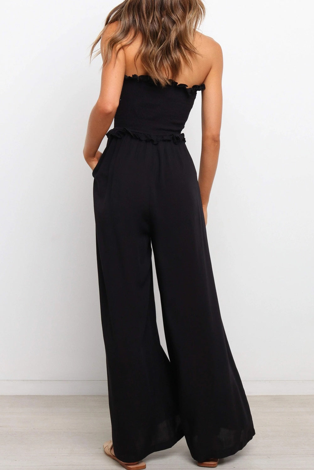 Euro-American Leisure Sleeveless Jumpsuit