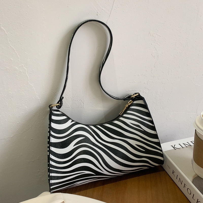 Striped Spotted Niche Animal Prints Handbag