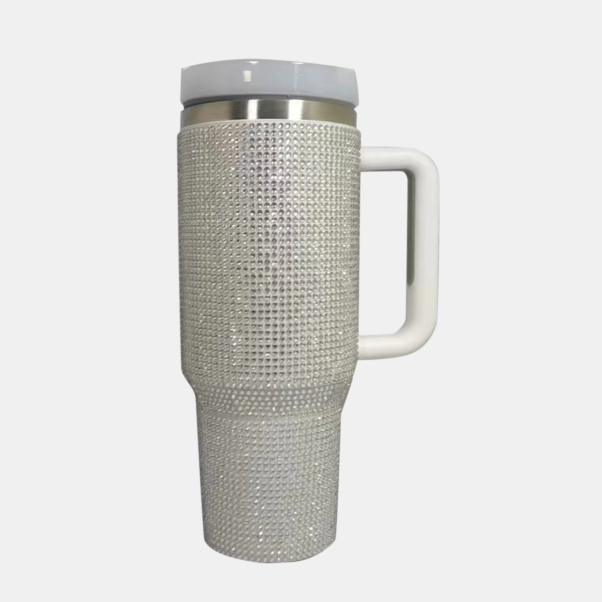 Rhinestone Stainless Steel Insulated Tumbler 40 oz- Premium High Quality Travel Mug Hot and Cold Drinks - Durable, Reusable, , Multipurpose, and Sparkling Diamond Studded Series Design