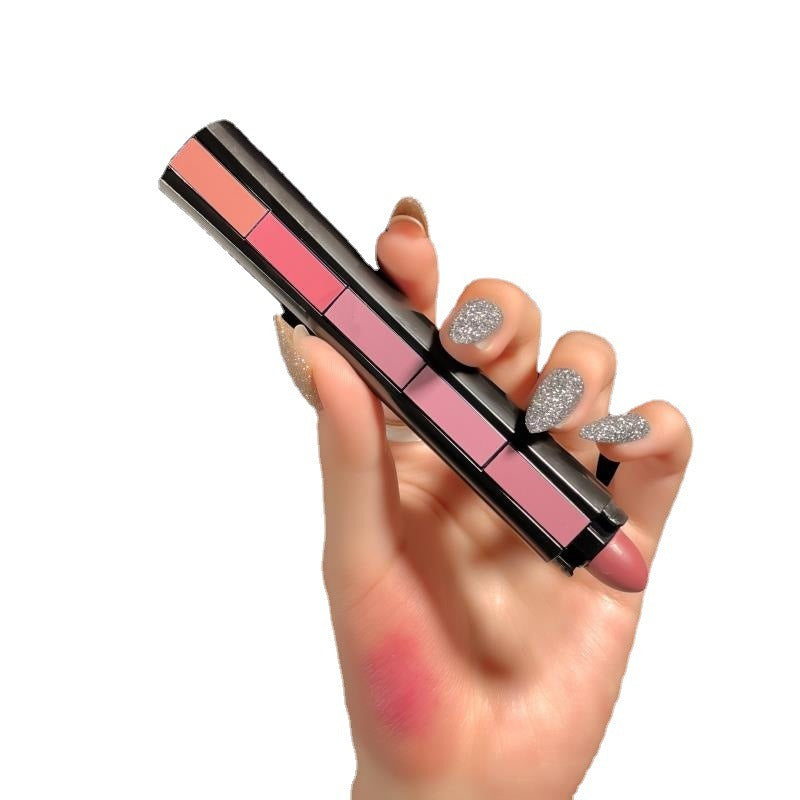 5 Colors Matte Velvet Lipstick Waterproof Sweatproof Lip Gloss