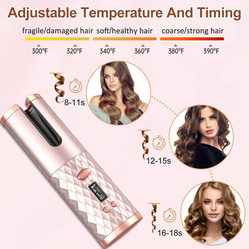 Portable Automatic Ceramic Hair Curler