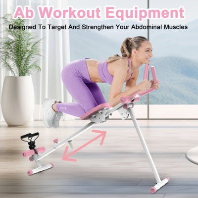 4-in-1 Ab Workout Exercise Rowing Machine