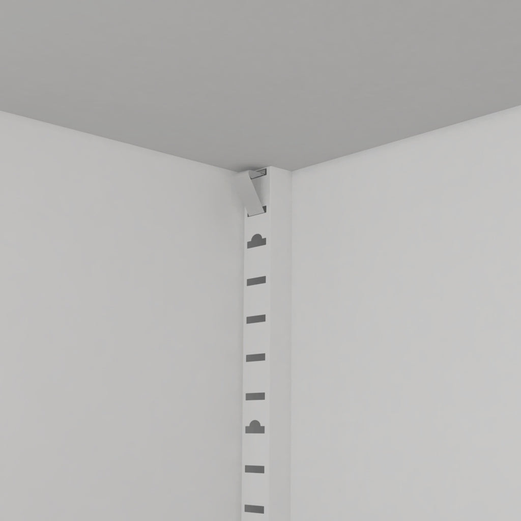 Fluted Glass 2-Door Cabinet