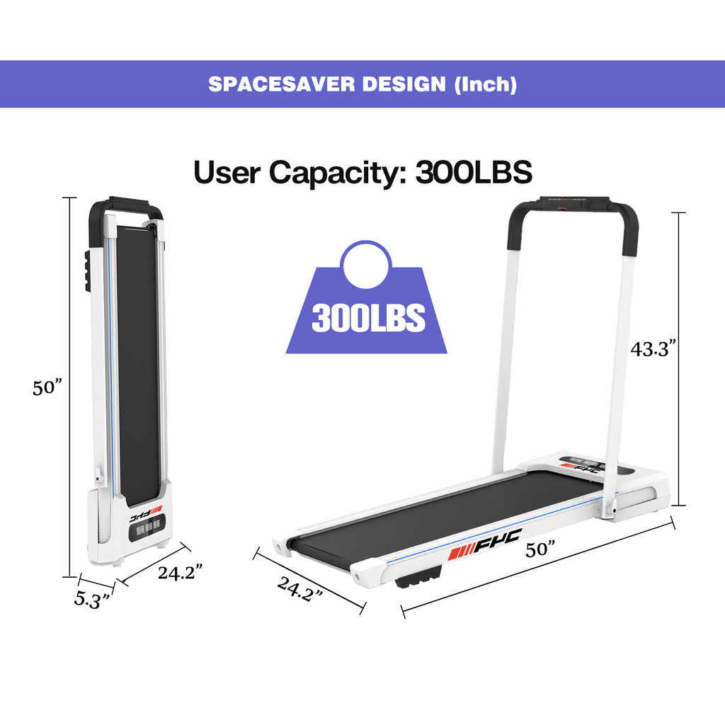 LED Display Walking/Running Treadmill w/Remote