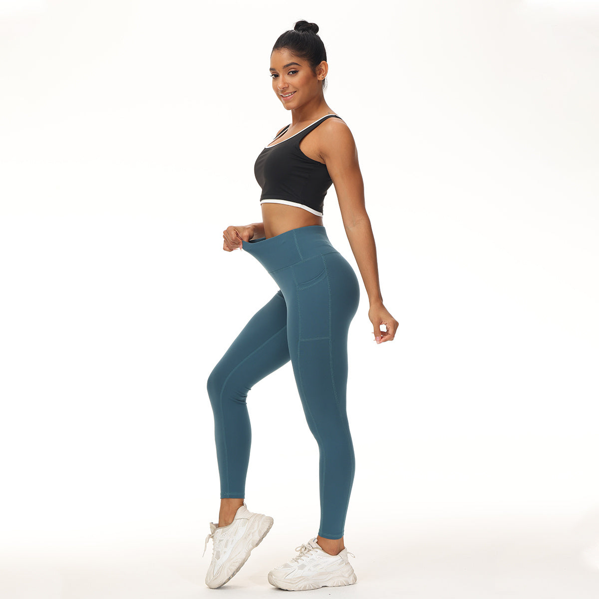 Adding Velvet In Winter Pocket Ankle Pants