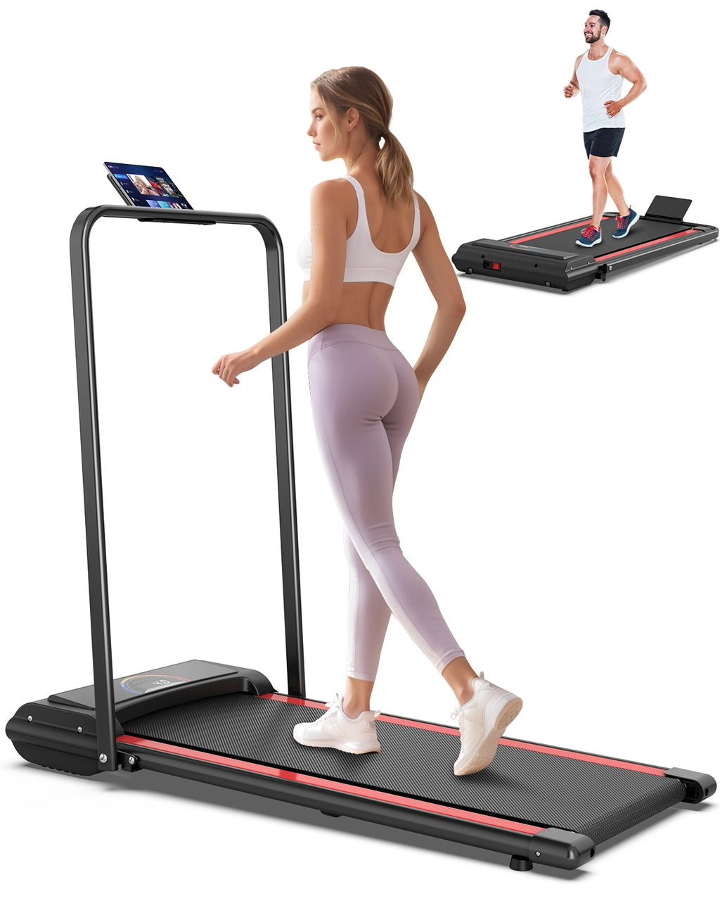 Compact Portable Treadmill w/ Remote