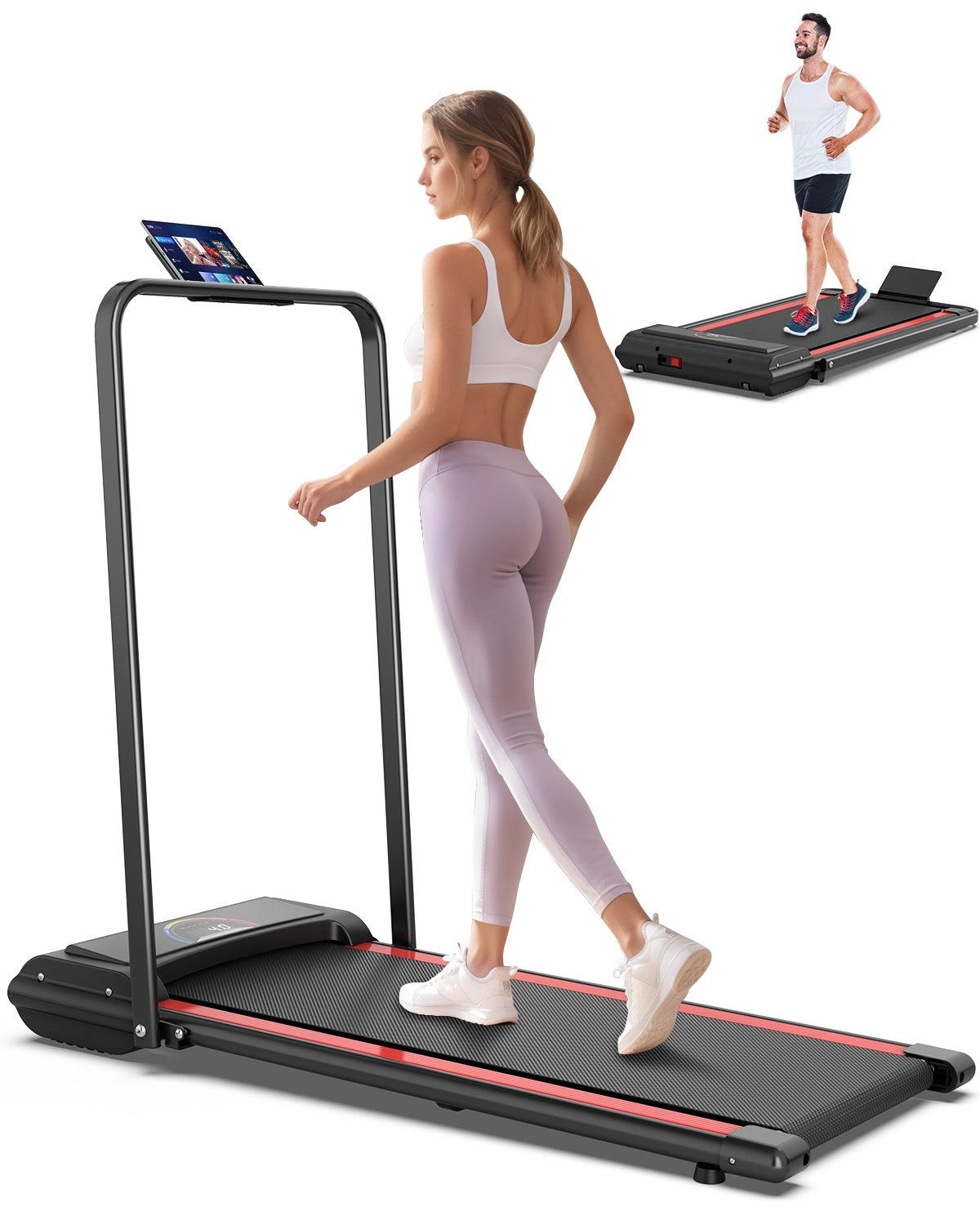 Compact Portable Treadmill w/ Remote