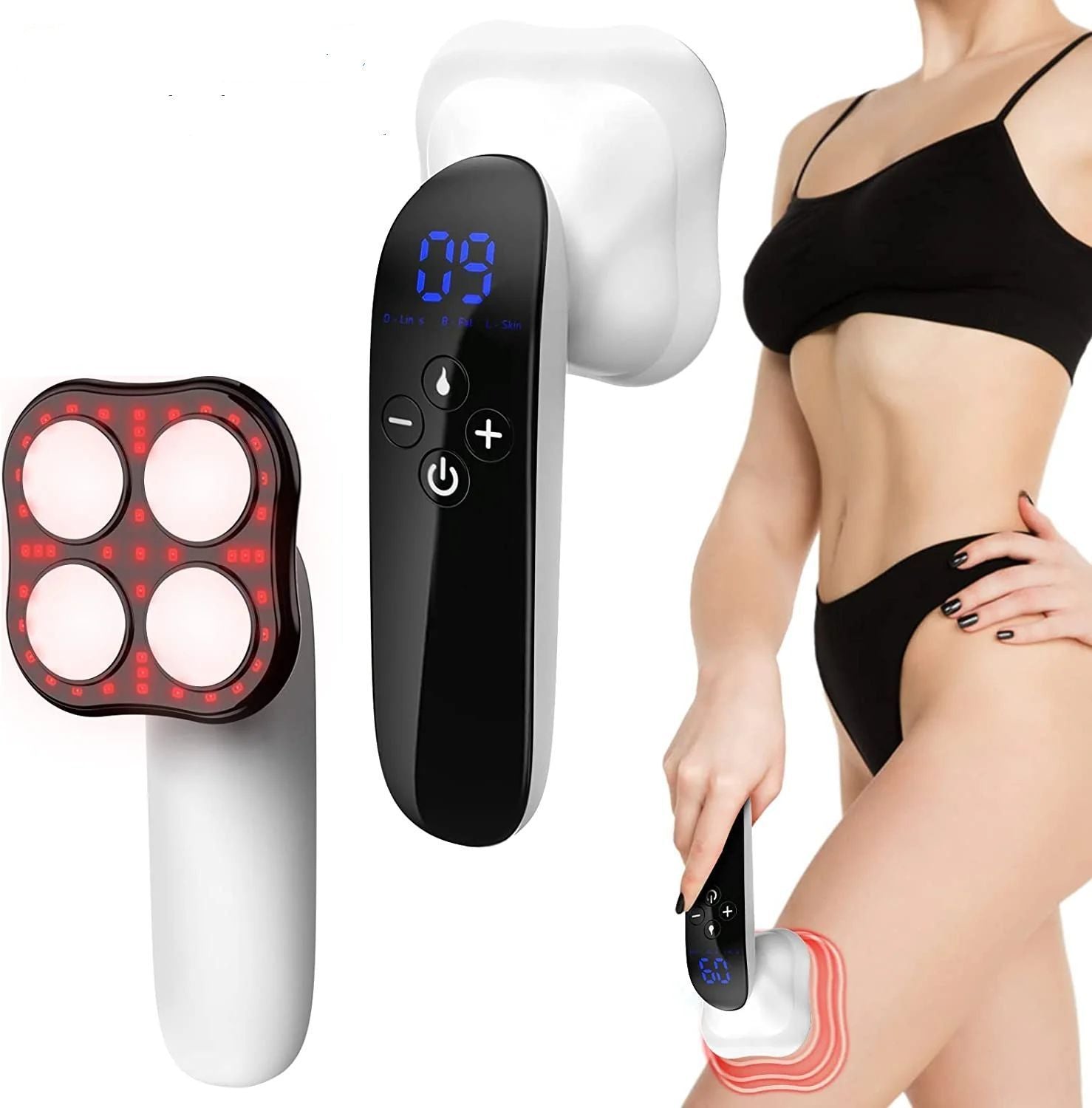 Enhanced 3-in-1 EMS Microcurrent Beauty Device – All-in-One Full Body Massage & Sculpting Tool for Home Use