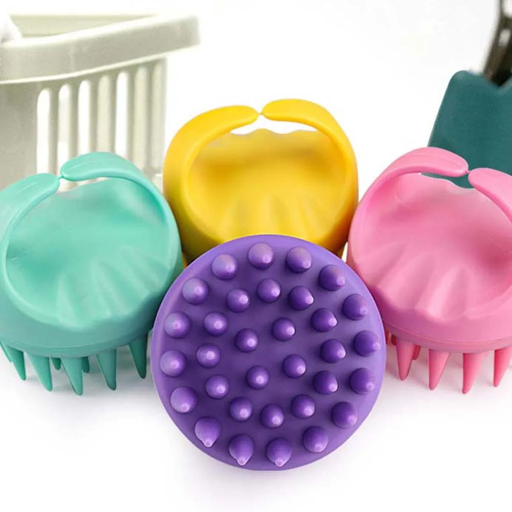 Portable Long Tooth Handheld Shampoo Brush & Scalp Massage Brush