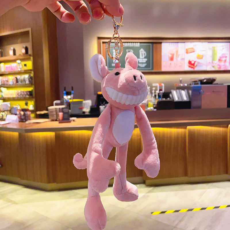 Plush Dinosaur Doll Doll Stitch Key Pendant Cartoon Cute Schoolbag Pendant Couple Gift Keychain