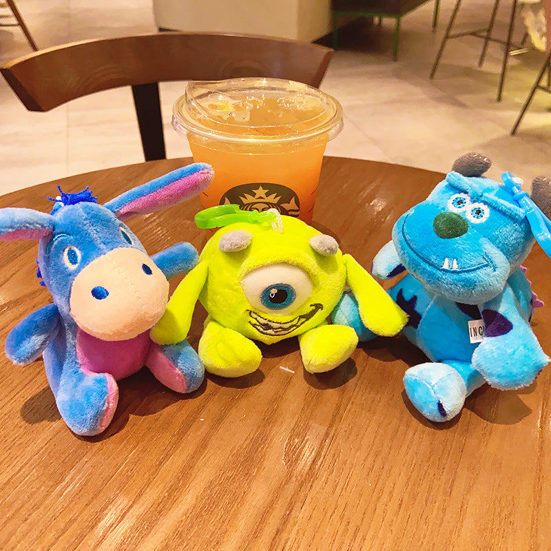 Plush Dinosaur Doll Doll Stitch Key Pendant Cartoon Cute Schoolbag Pendant Couple Gift Keychain