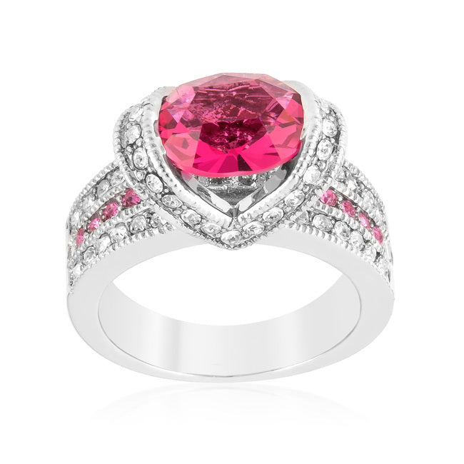 Ovaline Pink Ring