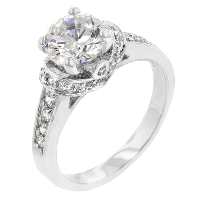 Rhodium Plated Regal Ring