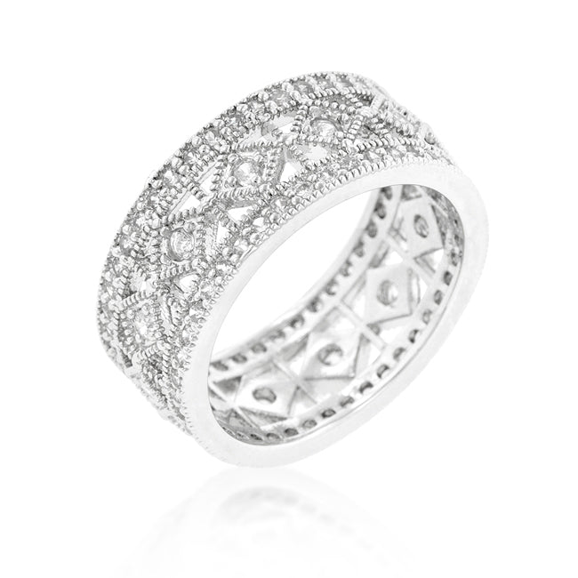 Simple Classic Cubic Zirconia Band