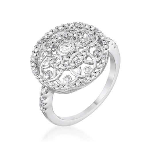 .5 Ct Interlocking Circles Ring with CZ