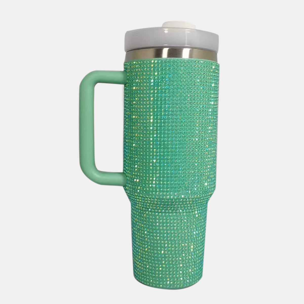 Rhinestone Stainless Steel Insulated Tumbler 40 oz- Premium High Quality Travel Mug Hot and Cold Drinks - Durable, Reusable, , Multipurpose, and Sparkling Diamond Studded Series Design