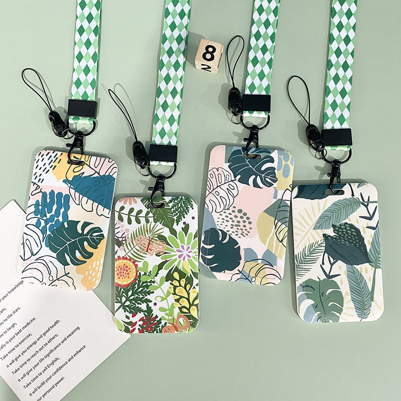 Simple Glam Fashion Lanyard Card Cover