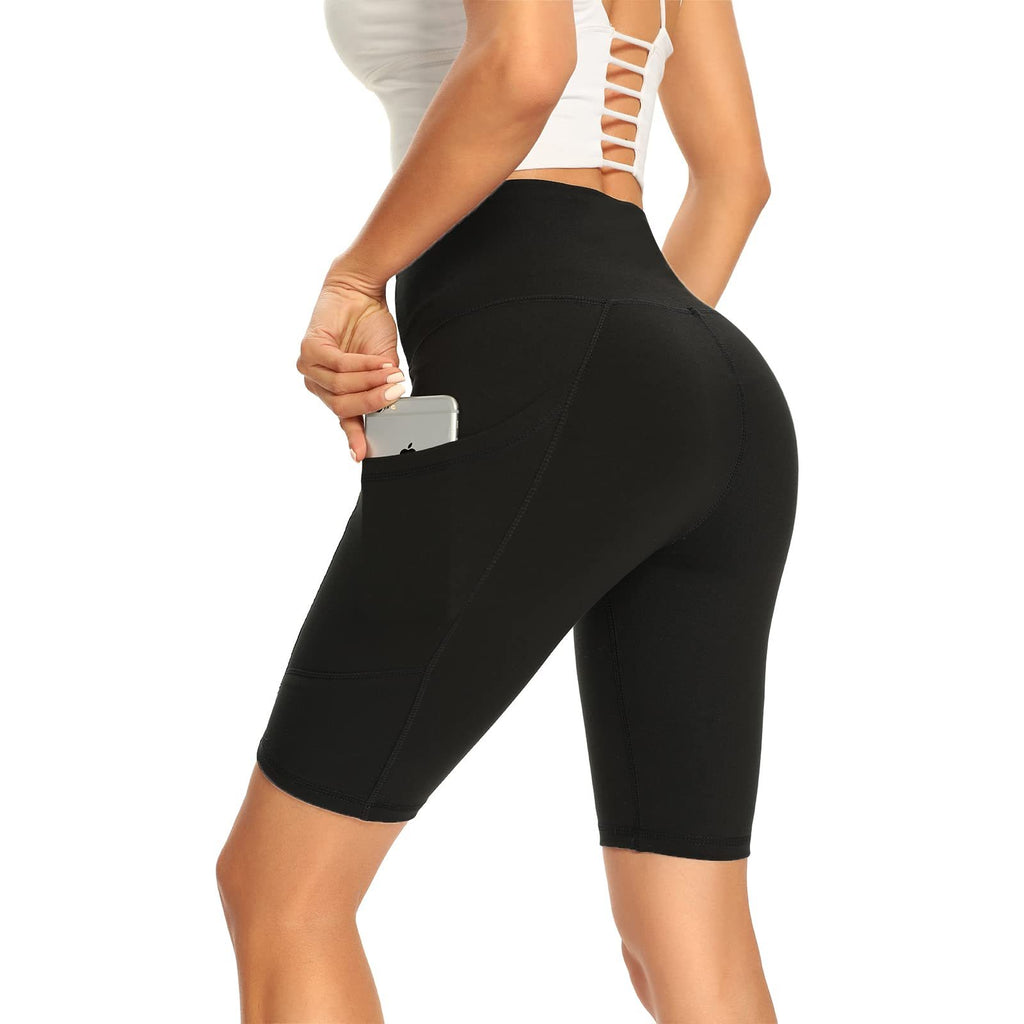3-Pack Tummy Control Biker Yoga Shorts