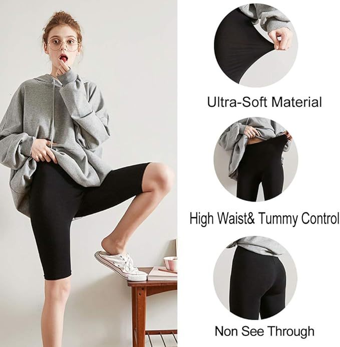 Tummy Control Biker Yoga Shorts