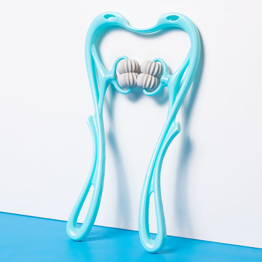 Multifunctional Manual Six-wheel Neck-Roller Massager
